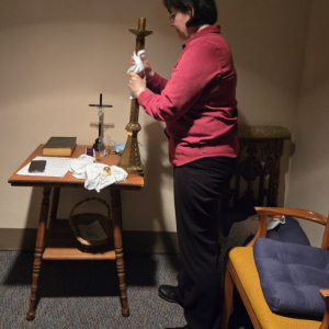 Sacristy preparations Sacristy preparations