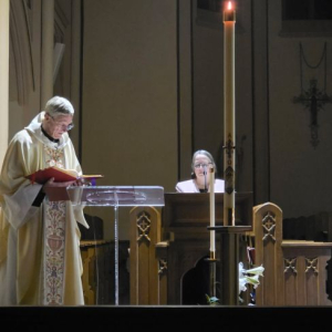 Scripture reading during the Easter Vigil Scripture reading during the Easter Vigil